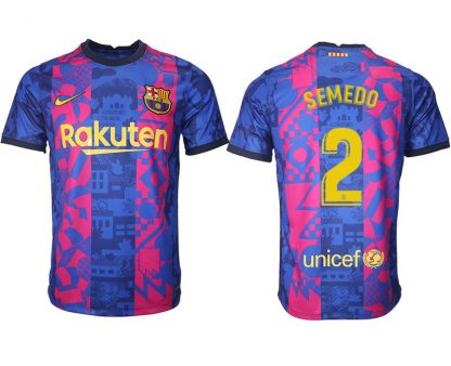 FC Barcelona Herren 3rd Trikot 2021/22 mit Aufdruck Semedo 2 günstig