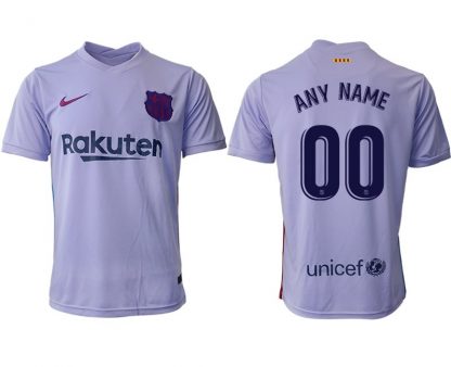 FC Barcelona Herren Auswärts Trikot 2021/22 Fußballtrikot lila/gelb-1