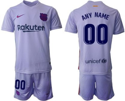 FC Barcelona Herren Auswärts Trikot 2021/22 Fußballtrikot lila/gelb-3