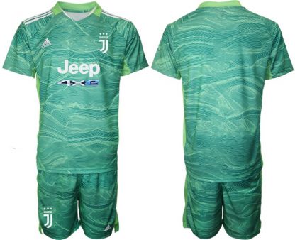 Herren TW-Trikot Juventus Turin Goalie Trikot Set 2022 in grün