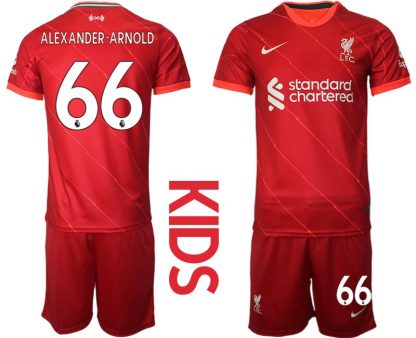 Fußball Trikot Liverpool FC 2021/22 Stadium Trikot Home für Kinder Alexander-Arnold 66