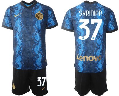 Inter Mailand Škriniar #37 2022 Home Fußballtrikot-Set Kit