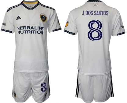 LA Galaxy City of Dreams Kit Fans Home Shirt 2022-2023 Football Jersey J.Dos Santos 8