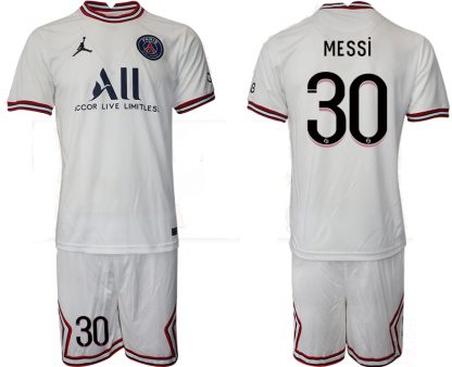 PSG Fußballtrikots Paris Saint-Germain 4th Trikot 2021/22 mit Aufdruck MESSI 30