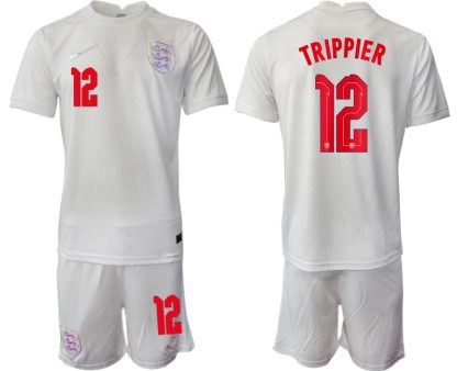 2022 UEFA European England Women’s Euro Heimtrikot Kurzarm mit Aufdruck TRIPPIER 12