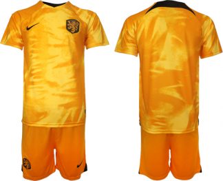 Herren Niederlande Heimtrikot WM 2022 Fußballtrikot Orange Kurzarm Online Bestellen