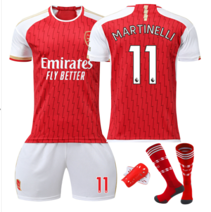 Arsenal Heimtrikot 2023-24 Fußballtrikots Trikotsatz für Herren MARTINELLI 11