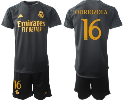 Günstige Fußballtrikots Herren Real Madrid 2023-24 Drittes Trikot Alvaro Odriozola 16