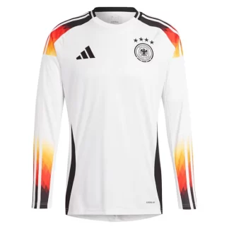 Billige Deutschland Nationalmannschaft DFB EM 2024 Heimtrikot Langarm