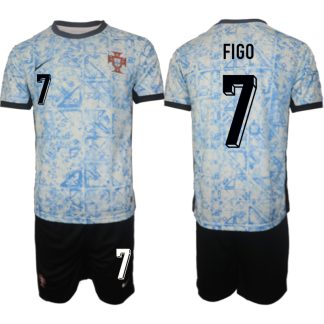 Günstige Kaufen Portugal trikot EM 2024 Auswärts Trikot trikotsatz Luis Figo 7