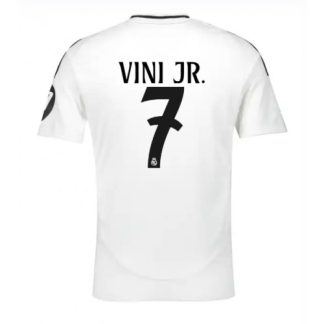 Günstige Real Madrid 2024-25 Heimtrikot Kurzarm weiß Online Kaufen Vinicius Junior 7