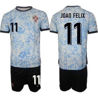 Neuen Fußball Trikots Kaufen Billig Portugal trikot EM 2024 Auswärts Trikot Joao Felix 11
