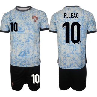 Neuen Fußballtrikots international Portugal trikot EM 2024 Auswärts Trikot Trikotsatz Kit Rafael Leao 10