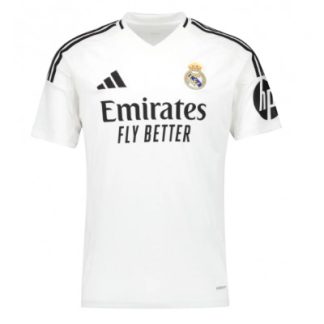 Neues Real Madrid 2024-25 Heimtrikot Kurzarm weiß Fußballtrikots für Herren