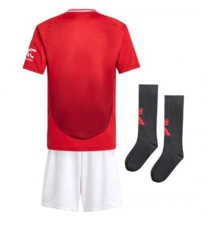 Bestseller Kinder Manchester United Heimtrikot 2024-25 Trikotsatz Kit