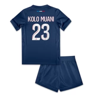 Bestseller Kindertrikots Paris Saint-Germain PSG Heimtrikot 2024-25 Kolo Muani 23