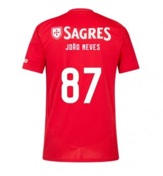 Bestseller Fußballtrikots Benfica Heimtrikot 2024-25 für Herren Joao Neves 87