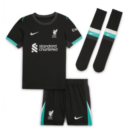 Bestseller Kinder Fußball Trikot Liverpool 2024-25 Auswärts Trikotsatz Darwin Nunez 9