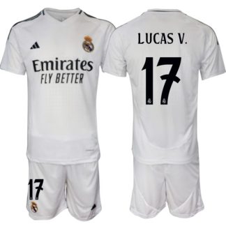 Bestseller Real Madrid 2024-25 Heimtrikot trikotsatz Lucas Vazquez 17