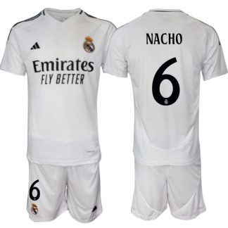 Fußballtrikots Herren Real Madrid 2024-25 Heimtrikot trikotsatz NACHO 6