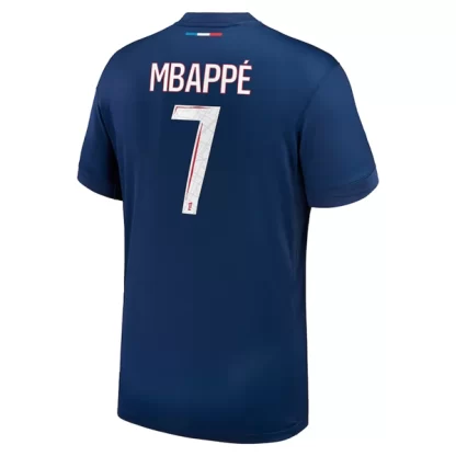 Günstige Herren Fußballtrikots Paris Saint-Germain PSG Heimtrikot 2024-25 Kylian Mbappe 7