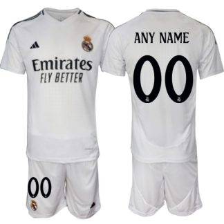 Günstige Herren Fußballtrikots Set Real Madrid 2024-25 Heimtrikot weiß Online Kaufen