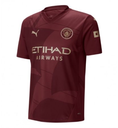 Günstige Herren Manchester City 2024-25 Drittes Trikot Kurzarm Erling Haaland 9