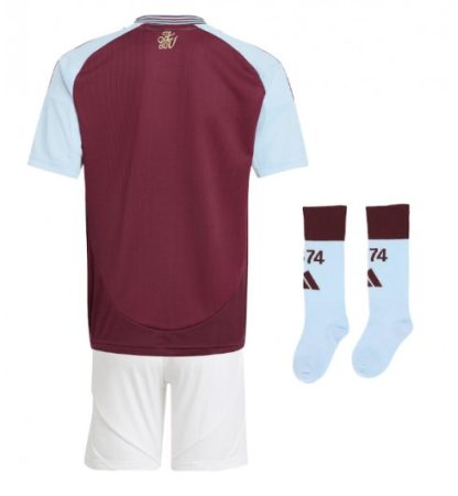 Günstige Kinder Trikotsatz Kaufen Aston Villa Heimtrikot 2024-25 Online