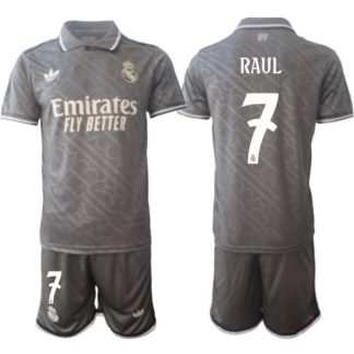 Heißer Verkauf Fußballtrikot für Herren Set Real Madrid 2024-25 Drittes Trikot Raul 7