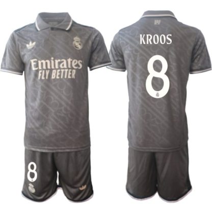 Heißer Verkauf Fußballtrikot für Herren Set Real Madrid 2024-25 Drittes Trikot Toni Kroos 8