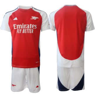 Heißer Verkauf Herren Arsenal 2024-25 Heimtrikot rot und weiß Trikotsatz Kit