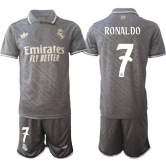 Heißer Verkauf Real Madrid 2024-25 Drittes Trikot Trikotsatz Kit Cristiano Ronaldo 7