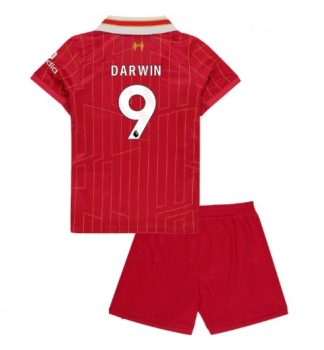 Kindertrikots Liverpool Heimtrikotsatz 2024-25 Darwin Nunez 9