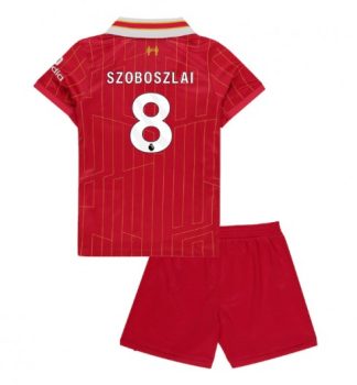 Kindertrikots Liverpool Heimtrikotsatz 2024-25 Dominik Szoboszlai 8