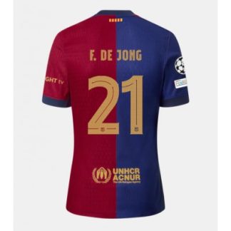 Neues Fußballtrikot Outlet Herren FC Barcelona 2024-25 Heimtrikot Frenkie de Jong 21