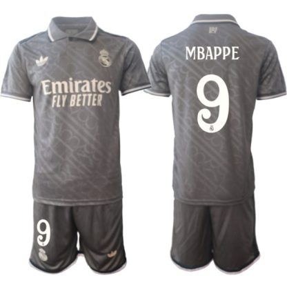 Rabatt Fußballtrikot für Herren Set Real Madrid 2024-25 Drittes Trikot Kylian Mbappé 9