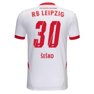 Bestseller Fußballtrikot RB Leipzig Heim Trikotsatz 2024-25 Benjamin Sesko 30