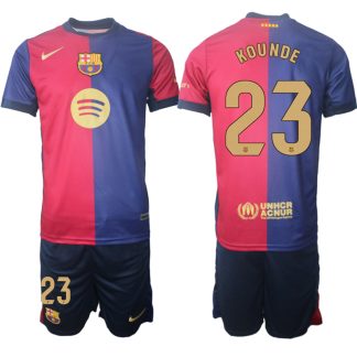 Kaufe Billige Fußballtrikots FC Barcelona 2024-25 Heimtrikot Jules Kounde 23