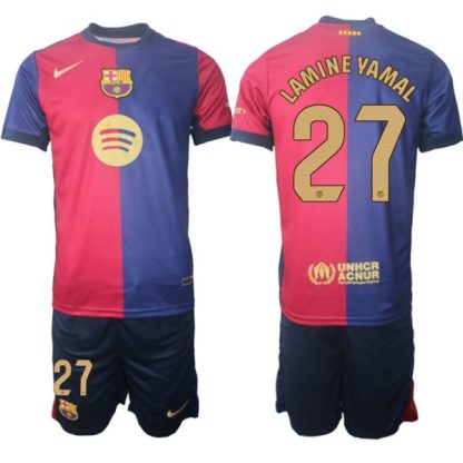 Rabatt FC Barcelona 2024-25 Heimtrikot Trikotsatz Kit Lamine Yamal 27