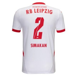 Rabatt Fußballtrikots RB Leipzig Heim Trikotsatz 2024-25 Mohamed Simakan 2